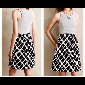 Anthropologie Tabitha | Aleida Black & White Dress